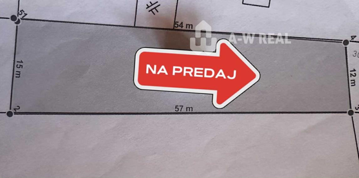 Na predaj stavebný pozemok v Gabčíkove s možnosťou zakúpenia projektu