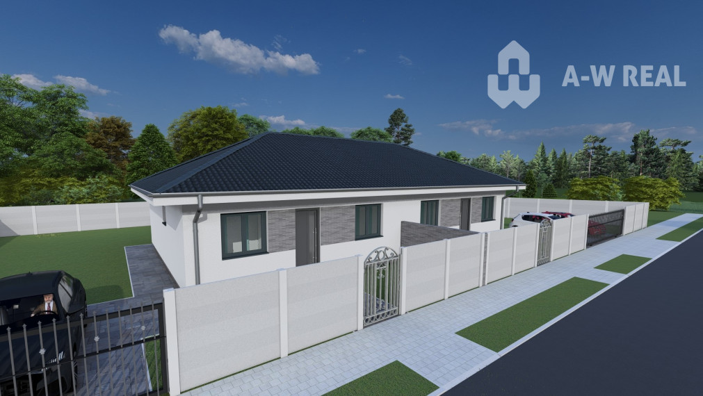 Znížená cena!PREDAJ - NOVOSTAVBA - 3 izbový rodinný dom - OHRADY