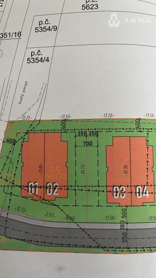 Pozemok na výstavbu rodinného domu v Gabčíkove.