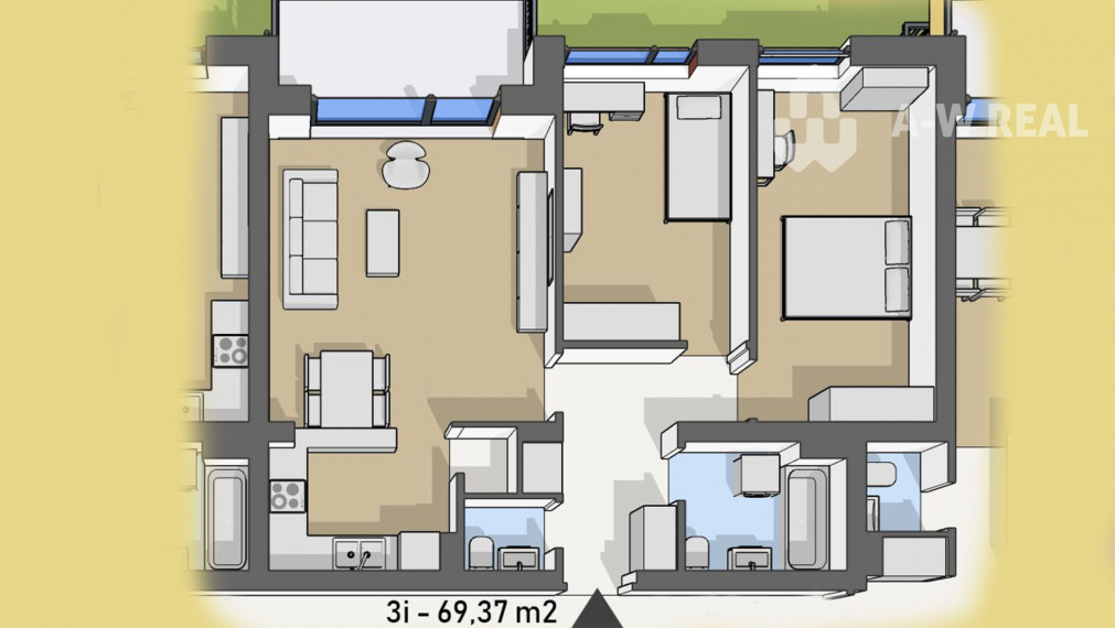 Úžasné 2 a 3 - izbové byty v obytnom parku KISERDŐ LAKÓPARK