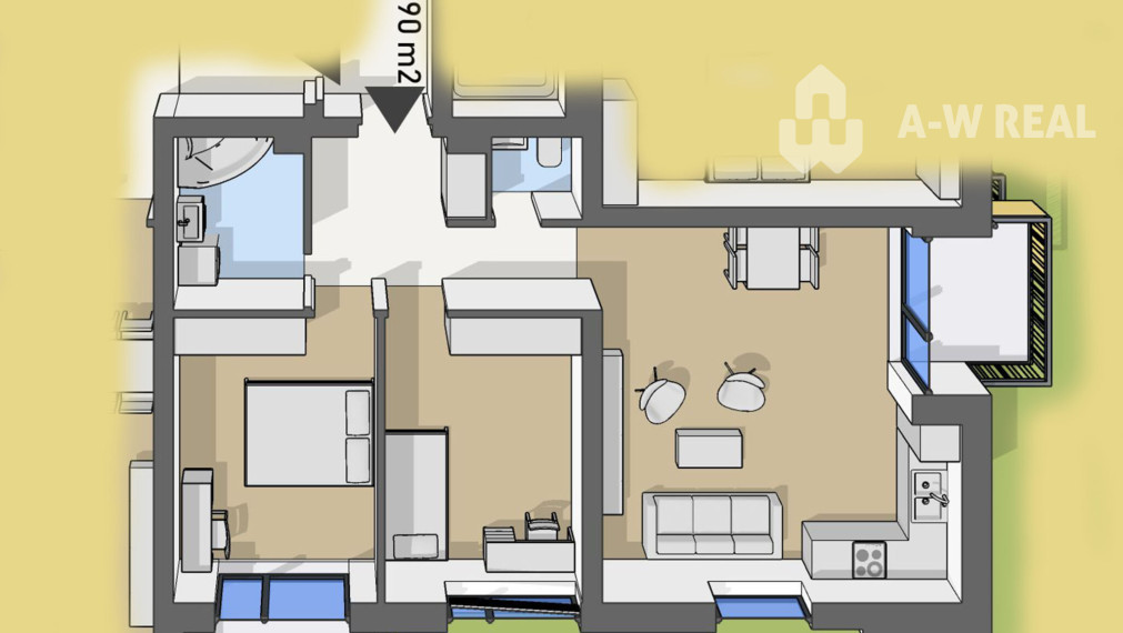 Úžasné 2 a 3 - izbové byty v obytnom parku KISERDŐ LAKÓPARK