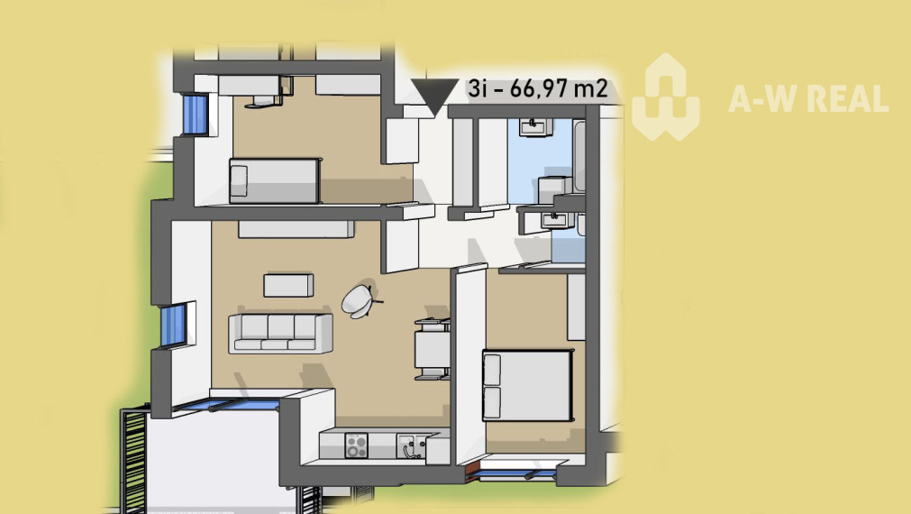 Úžasné 2 a 3 - izbové byty v obytnom parku KISERDŐ LAKÓPARK