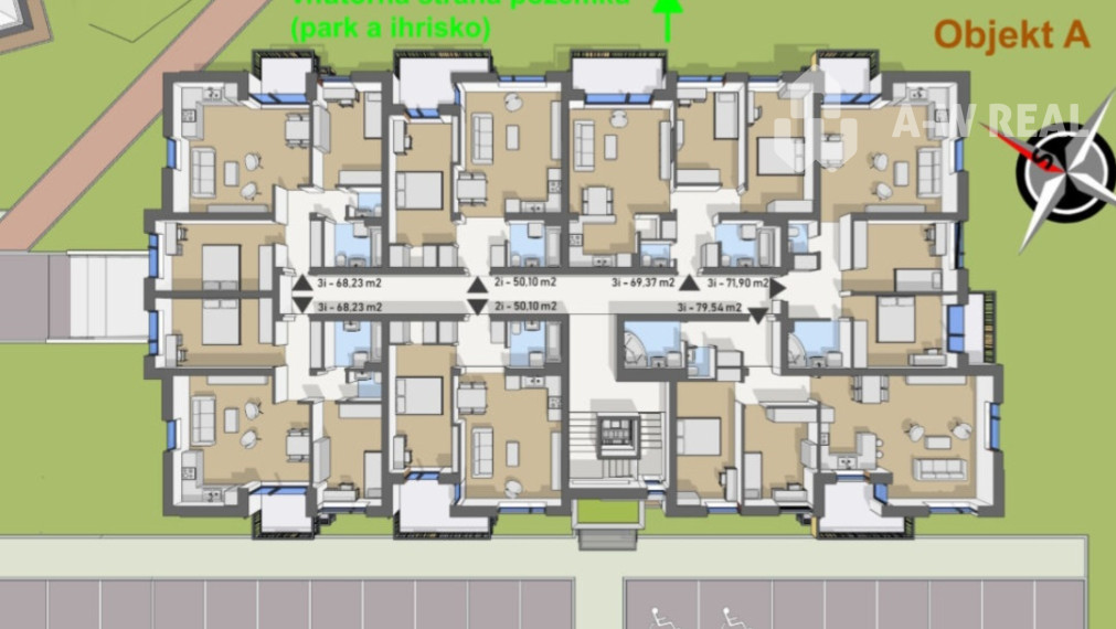 Úžasné 2 a 3 - izbové byty v obytnom parku KISERDŐ LAKÓPARK