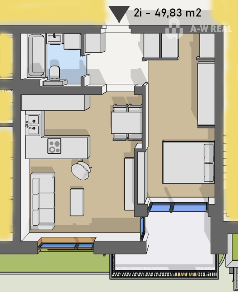 Úžasné 2 a 3 - izbové byty v obytnom parku KISERDŐ LAKÓPARK