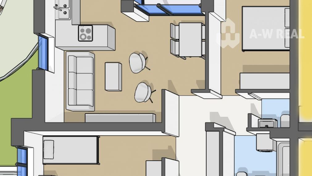 Nové 3- izbové byty v obytnom parku KISERDŐ LAKÓPARK