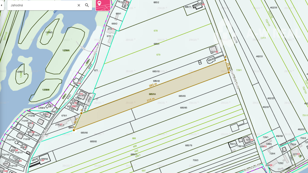 IIBA U NÁS !!  Na predaj investičný pozemok na výstavbu 1 rodinného domu - 7 467  m2  v obci Jahodná  DOHODA MOŽNÁ