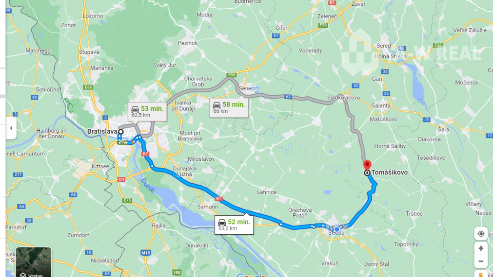 Predám stavebný pozemok v obci Tomášikovo