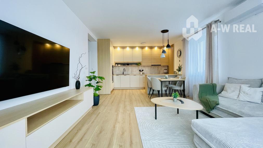 A-W REAL | PRENÁJOM ZARIADENÉHO 2-IZBOVÉHO BYTU S PARKOVACÍM STÁTIM VO VYHĽADÁVANEJ LOKALITE