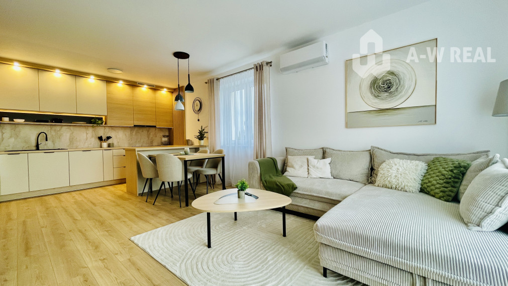 A-W REAL | PRENÁJOM ZARIADENÉHO 2-IZBOVÉHO BYTU S PARKOVACÍM STÁTIM VO VYHĽADÁVANEJ LOKALITE