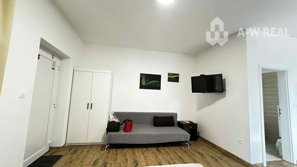 0918/197 701  Na prenájom pekná a kompletne zariadená garsónka v Dunajskej Strede vedľa termálneho kúpaliska s klimatizáciou, s internetom aj s parkovacím miestom od 1-ého FEBRUÁRA