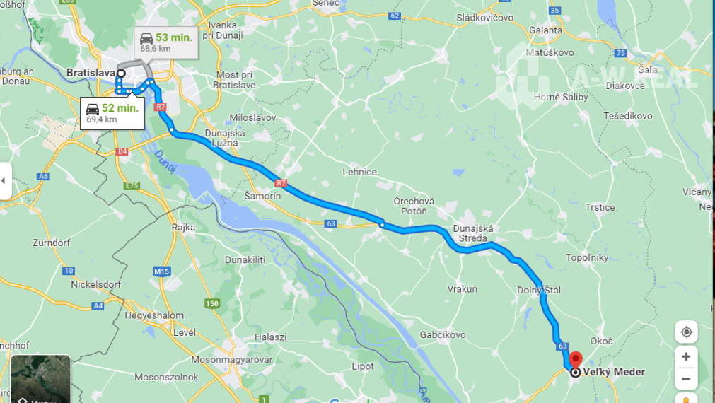 ☎️ 0918197701 Na predaj priestranný, svetlý  a kompletne zariadený 3-izbový byt s loggiou aj s klimatizáciou  vo Veľkom Mederi / ul. Komárňanská
