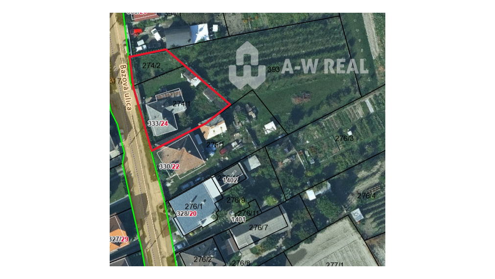 JAHODNÁ – STARÝ RODINNÝ DOM S PEKNÝM STAVEBNÝM POZEMKOM NA PREDAJ