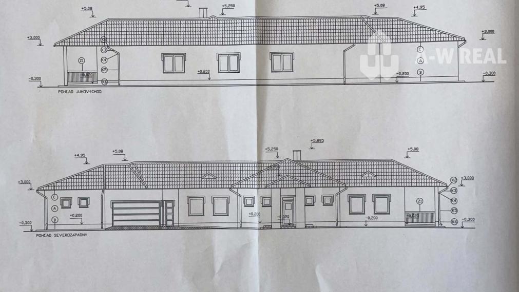 Na predaj stavebný pozemok v Gabčíkove s možnosťou zakúpenia projektu