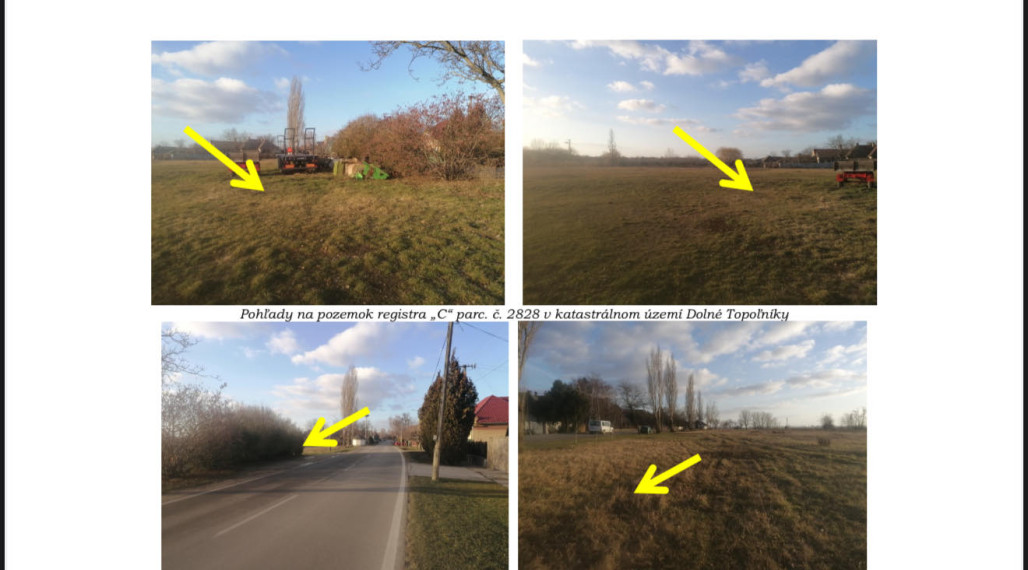 Stavebný pozemok na priemyselné účely - Topoľníky