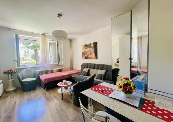 A-W REAL / ČIASTOČNE PREROBENÝ 1-IZBOVÝ BYT NA PRÍZEMÍ V CENTRE MESTA