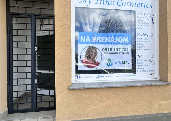 ☎️ 0918197701-Na prenájom obchodný priestor 30 m2 v centre mesta Dunajská Streda