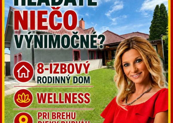 ☎️ 0918197701  Zariadený 8i RD s wellness v Horných Salibách